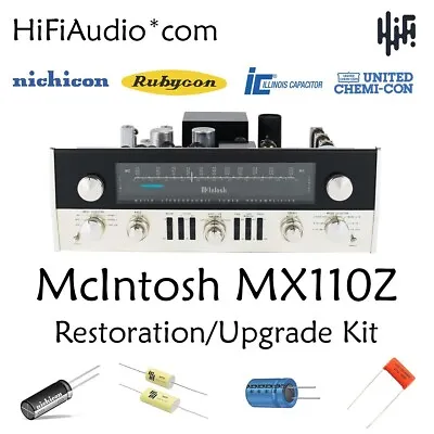 McIntosh MX110 Deluxe Restoration Recap Capacitor Repair Kit • $165