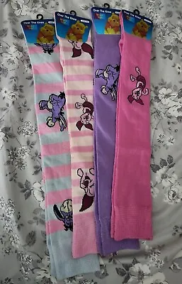 Ladies Women's Over The Knee Disney Socks (4-7) • £4.99