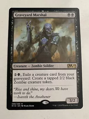 MTG Graveyard Marshal Near Mint M19 • £0.99