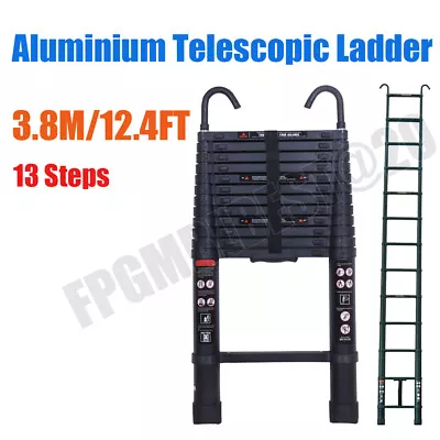 Telescopic Ladder Multi-Purpose Extendable Laders Aluminium Folding 6.2M 3.8M 5M • $104.21