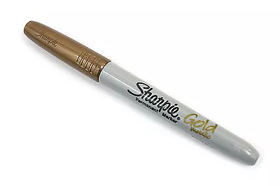 Sharpie Metallic Fine Point Bullet Tip Permanent Marker Pens Gold Silver Bronze • £31.99