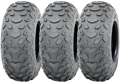 19x7.00-8 Quad ATV Tyres Wanda P330 Tubeless E Marked Road Legal 28J (Set Of 3) • £130.47