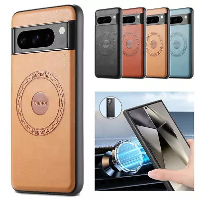 For Google Pixel 6 7 8 Pro/7A/8A Slim Magnetic Wallet Card Slot Stand Case Cover • $15.79