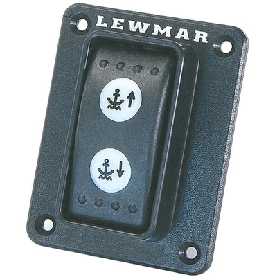 $70 • Buy Lewmar Guarded Rocker Switch 68000593 | Windlass Black White