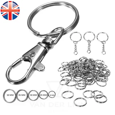 VDL Lobster Split Rings Heart Star Mouse Key Chains 4 Links Coloured Key Rings • £263.52