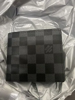 Louis Vuitton Mens Multiple Wallet Damier Graphite Canvas RRP £380 • £80