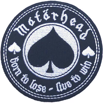 £4.29 • Buy Officially Licensed Motorhead Ace Of Spade Iron On Patch Music Rock Patches M026