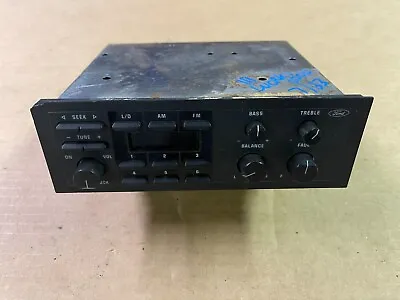 87-93 Ford Mustang Factory AM/FM Tape Deck Radio Tuner Console Parts Or REBUILD • $199.99