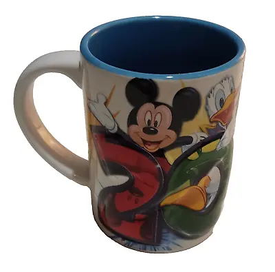 Jerry Leigh 2017 Disney Coffee Mug Mickey Minnie Mouse Donald Pluto Goofy 3D Cup • $25.95