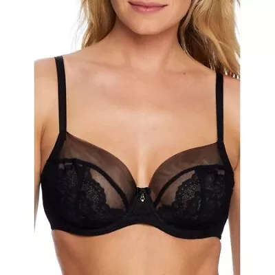 Pour Moi BLACK Milan Underwire Bra US 34I UK 34G • $32.50