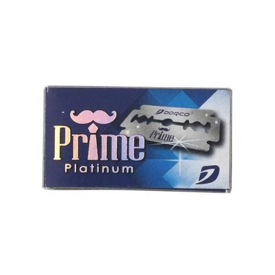 $8.94 • Buy 50x DORCO PRIME PLATINUM DOUBLE EDGE RAZOR BLADES 5 Packs BARBER