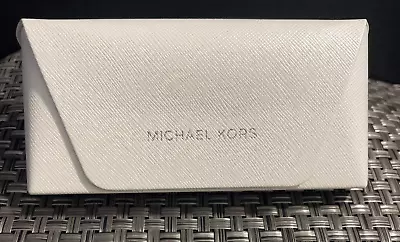 MICHAEL KORS Faux Leather White Envelope Style Hard Case Sunglasses Eyewear • $5