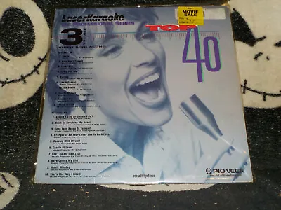 LaserKaraoke Pro Series Top 40 Vol 3 Laserdisc LD Madonna Billy Idol FreeShip$30 • $14.24