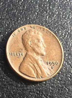 Wheat Penny 1956 D Lincoln Error One Cent • $999.77