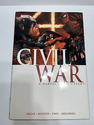 Civil War A Marvel Comic Event (Cover B Hardcover) • $35