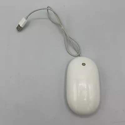 Genuine Apple A1152 USB Wired Mighty Mouse Optical Mouse White EMC 2058 For IMac • $4.99