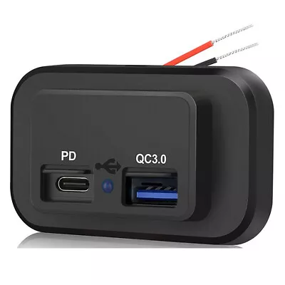 USB Fast Charging Sockets QC3.0 PD Power Outlet Adapter Accessories For Car Boat • $12.50