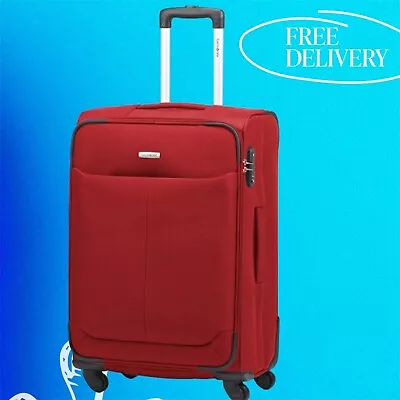 Samsonite Arenal Spinner S Expandable Carry-on Suitcase 55 Cm RED - BNWT • £129