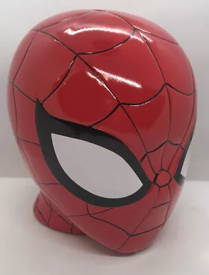 MARVEL Spiderman Head Bank Collectible 7  Spider-Man Ceramic NEW • $20