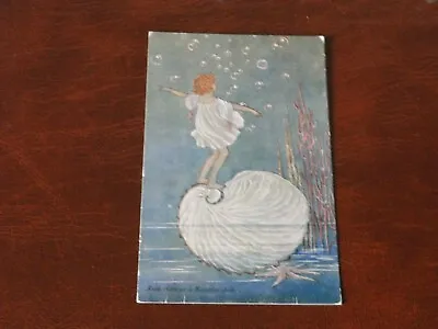 Original  Ida Outhwaite Children Fantasy Postcard Nautilus Shell. • £9.50