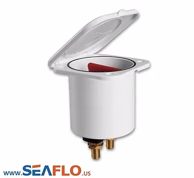 SEAFLO Marine Boat Battery Power Disconnect Switch W KEY • $16.99