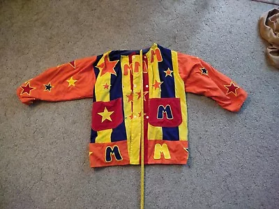Adult Circus Professional Payaso Clown Costume Jacket Orange Yellow Red Blue • $75
