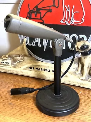 1960's United Nations EL103 Dynamic Microphone Tested Works W/desk Stand/cable • $55