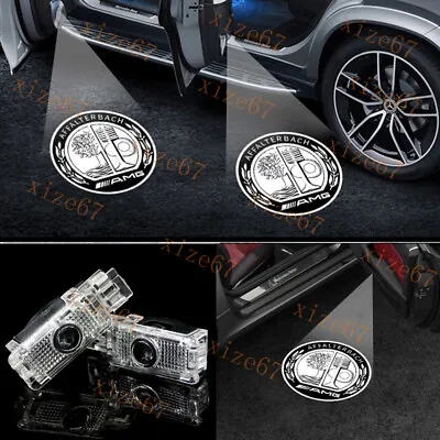 2pcs No Fading Car LED Door Light Projectors Emblem For MB CLK SLK SLR W203 • $23.95