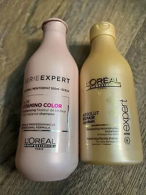 X2 L'oreal Shampoo BUNDLE-Absolut Repair Lipidium+A-OX Vitamino Color • $29.99