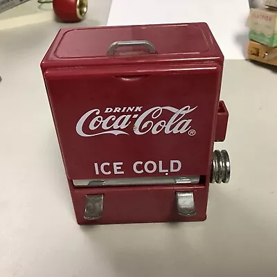 Vintage 1995 Coca-Cola Vending Machine Toothpick Dispenser Works • £15.20