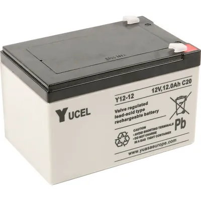 DEEP CYCLE 12 VOLT 12 Amp Hour (12V 12ah) Sealed Rechargeable AGM/GEL Battery • £37.25