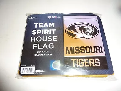 University Of Missouri Mizzou Tigers Large 3x5 Black Yellow Flag S-13 • $9.99