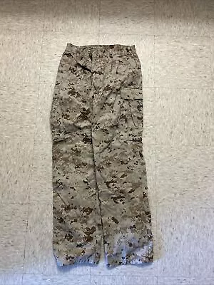 USMC Marine Corps Desert Digital MARPAT Trousers Pants Size MEDIUM REGULAR • $15