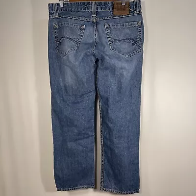 Mustang Jeans Mens Blue Denim 36 X 30 Straight Leg Model 55 • $24