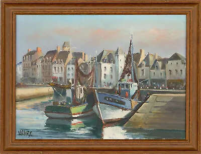 Framed Contemporary Oil - The Little Harbour • £74