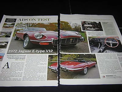 Jaguar E-Type V12 Roadster Reg 36SBB VW Beetle Karmann Cabriolet YFF496 Article • $3.67