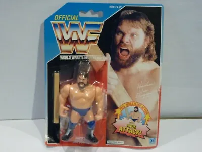 £149.99 • Buy Hacksaw Jim Duggan WWF - Hasbro 1990 - Series 2 - MOC - Wrestling Figure