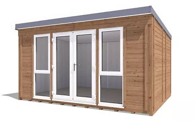 Insulated Garden Office Building Pod Studio Home Study Room Titania 15 X 11 • £9129.99