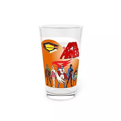 Battle Of The Planets (Team) Pint Glass 16oz - G-Force - Gatchaman • $21.99