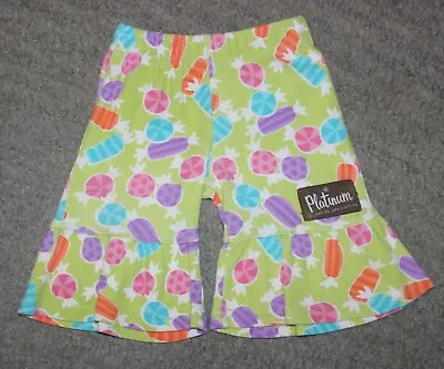 Matilda Jane PLATINUM Baby Girls Candy Ruffles Leggings - Size 12 Months - EUC • $18.99