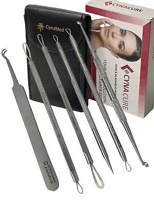 $9.19 • Buy GERMAN 6pcs Blackhead Acne Comedone Pimple Blemish Extractor Remover Tool Kit