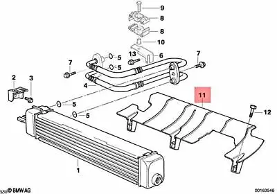 Genuine BMW Z3 E36 M3 3.2 Cabrio Coupe Sedan Air Duct 17212227344 • $61.19