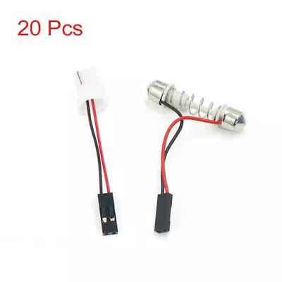 20 Pcs 39mm BA9S Festoon Dome Adapter T10 Bulb Socket Connector For Car Light • $7.98