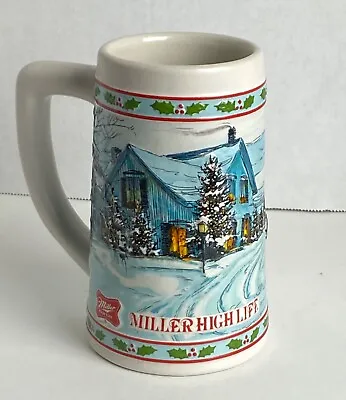 Vintage 1984 Miller High Life Beer Stein Limited Edition Christmas Holiday  • $7.99