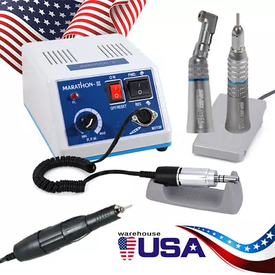 Dental Marathon Electric Micromotor/35K RPM Handpiece /Nose Cone/Contra Angle MX • $7.59