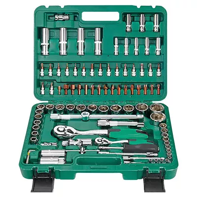 94PC Ratchet Wrench Automobile Car Repair Tool Socket Wrench Set • $58