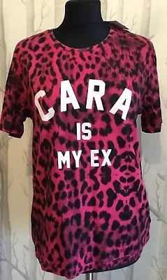 £19.99 • Buy Eleven Paris X Life Is A Joke Cara Is My EX Unisex Pink Leopard Tshirt Size M BN