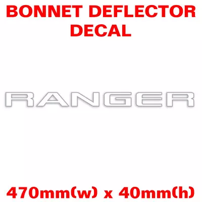 Ranger Bonnet Protector / Deflector Decal : Ford Ranger • $24