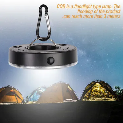 LED Night Lamp Camping Light Tent Lantern COB Mini Outdoor Portable Hanging Lamp • £4.99