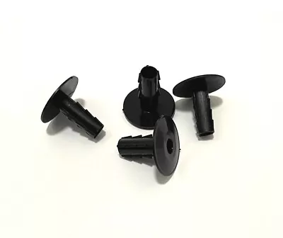 4 X Black Plastic Hole Tidy Wall Grommet Cover Cable Entry Exit Wholesale • £6.99